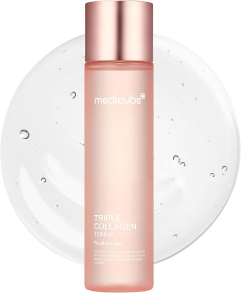 Medicube Triple Collagen Toner - Hydrolyzed, Atelo, & Soluble Collagen for Deep Hydration & Plump Skin - Fast-Absorbing Formula for All-Day Suppleness Funny Kitchen Gadgets, Feelings Book, Plump Skin, Kitchen Humor, Hydrolyzed Collagen, Fashion Toys, Skin Elasticity, Korean Skincare, Medical Supplies