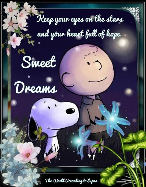 Sweet dreams of heaven and all of us getting to give each other a big hug soon! Description from pinterest.com. I searched for this on… Quote Night, Sweet Dreams Pictures, Goodnight Snoopy, Funny Good Night Quotes, God Natt, Snoopy Funny, Snoopy Images, Cute Good Night, Slaap Lekker