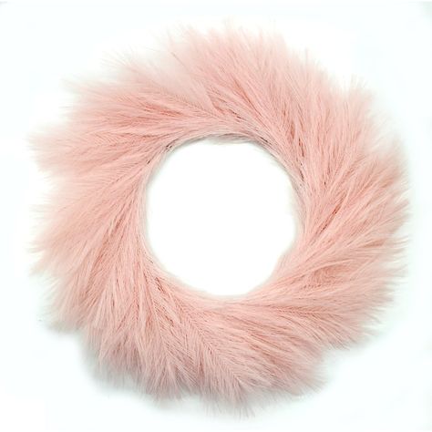 PRICES MAY VARY. PAMPAS BOHO WREATH DECOR-Faux pampas wreath measure 26 inches with 11 inches Inner,BOHO style for Home Interior or Exterior decoration. VERSATILE-The pampas wreaths can be used as front door,wall,windows,mirror,shelves,tables.It can be used in home,farmhouse,wedding,anniversaries, birthdays,party,Christmas and more events. NO SHEDDING,NO MAINTENANCE-The pampas wreath is handcrafted with high quality silk,it can last for many years ,and won’t shed, dry up, lose color,No maintenan Wreaths For Christmas, Pampas Wreath, Pampas Grass Wreath, Chic Dorm, Pink Pampas, Pink Christmas Wreath, Christmas Decor Farmhouse, Grass Wreath, Porch Pumpkins