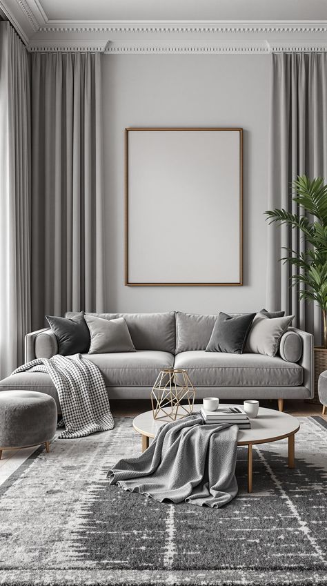 Grey Couch Living Room Blue Grey Couch Living Room, Blue Grey Couch, Cozy Grey Couch, Gray Couch Living Room Ideas, Grey Couch Living Room Ideas, Couch Living Room Ideas, Cheap Couch, Beige Comforter, Grey Couch