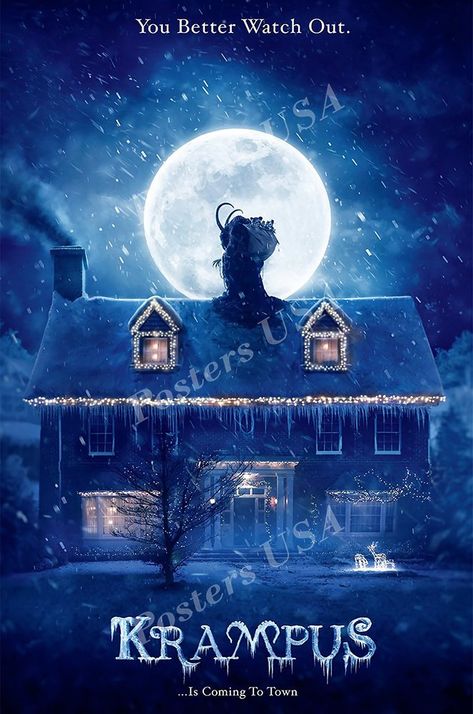 PRICES MAY VARY. Title: Posters USA Krampus GLOSSY FINISH Movie Poster - FIL917 (24" x 36" (61cm x 91.5cm)). Product Type: Categories > Wall Art > Posters & Prints Krampus 2015, Krampus Night, Krampus Movie, Krampus Art, Christmas Horror Movies, Holiday Horror, فنسنت فان جوخ, Horror Collection, Christmas Horror