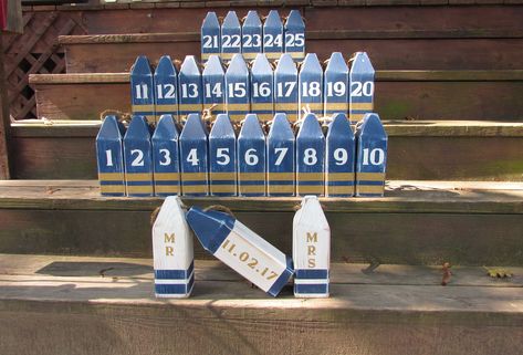 Beach Wedding Table Numbers, Nautical Centerpiece, Beach Wedding Tables, Coastal Industrial, Wedding Coastal, Coastal Table, Coastal Landscaping, Coastal Chandelier, Coastal Glam