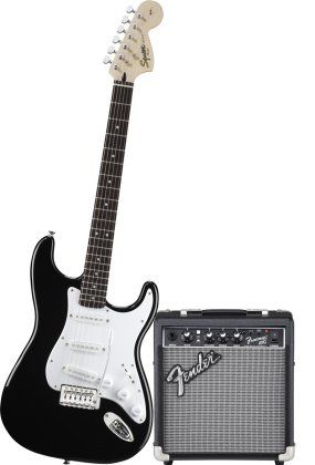 Squier Guitars, Bass Guitar Accessories, Strat Guitar, Music Supplies, Black Electric Guitar, Fender Strat, Fender Electric Guitar, Stratocaster Guitar, Fender Squier