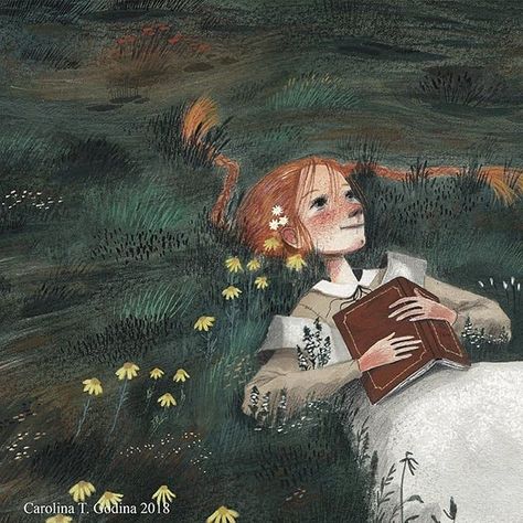 Anne Green, L M Montgomery, Anne Shirley, Kindred Spirits, Anne With An E, Anne Of Green, Anne Of Green Gables, Green Gables, Childrens Illustrations