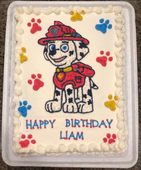 Paw Patrol Sheet Cake, Paw Patrol Cake, Marshall Paw Patrol, Patrol Party, Paw Patrol Party, Paw Patrol Birthday, 4th Birthday Parties, 3rd Birthday Parties, Birthday Cake Kids