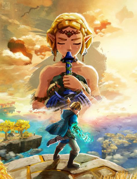 Tears Of The Kingdom Wallpaper, Kingdom Wallpaper, Hyrule Castle, Zelda Tattoo, Princesa Zelda, Zelda Tears Of The Kingdom, Picture Painting, Gaming Posters, Tears Of The Kingdom