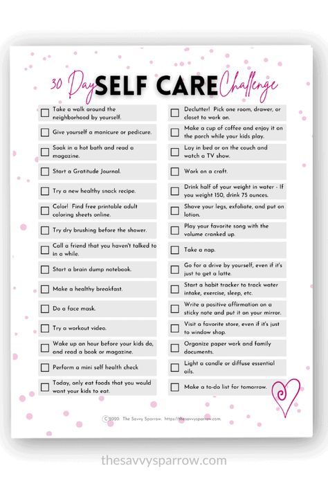 Looking for self care ideas for Moms? This 30 Day Self Care Challenge comes with a free printable self care checklist to make it easy to start a self care routine! Self care for Moms is extremely important, because as Moms we spend all day long taking care of others. You need to make yourself a priority also, so you don't turn into an overwhelmed Mom and an unhappy parent. These easy self care tips can help! Teen Club, 30 Day Self Care Challenge, 30 Day Self Care, Medical Binder, Self Care Challenge, Self Care Checklist, Mom Planner, Self Care Ideas, Care Box