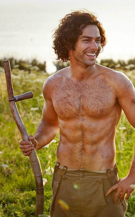 Aidan Turner goes shirtless as Ross in 'Poldark' (2015). Sarah Greene, Poldark 2015, Poldark Series, Ross And Demelza, Aidan Turner Poldark, Aiden Turner, Eleanor Tomlinson, Ross Poldark, Irish Actors