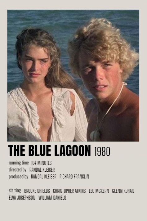 Blue Lagoon Movie, William Daniels, The Blue Lagoon, Movie Covers, Brooke Shields, Movie List, Film Posters, Iconic Movies, Blue Lagoon