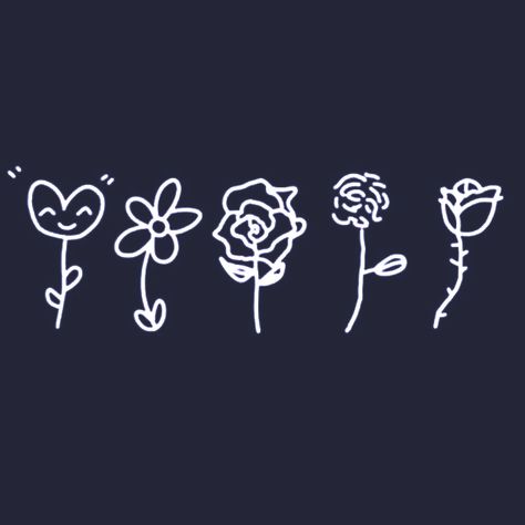 flower doodles Txt Flower Drawing, Txt Drawings Easy, Kpop Tattoos Ideas, Txt Blue Spring, Txt Tattoos, Txt Nails, Kpop Doodles, Txt Loser Lover, Txt Drawings