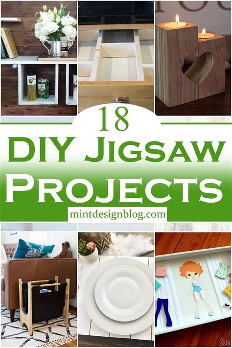 Easy Jigsaw Projects, Jigsaw Diy Projects, Jigsaw Projects Woodworking, Jigsaw Crafts Woodworking, Jigsaw Projects Diy, Diy Jigsaw Projects, Diy Bowling, Easy Small Wood Projects, Jigsaw Projects