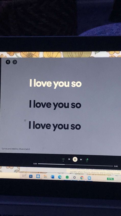 you are very loved just remeber <3 Loving You Silently, I Love You So Spotify, I Love You So The Walters, Es Campur, I Love You Song, Love You The Most, Music Lyrics Songs, Dont Cry, Aesthetic Instagram Theme