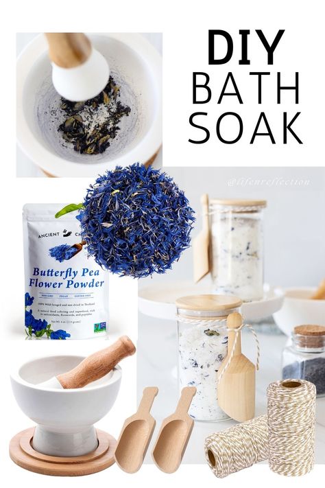 Experience the uniqueness of a rare blue moon with this clever take on the folklore and meaning of a blue moon with a DIY bath soak!  (affiliate ad) Bath Milk Recipe, Blue Moon Milk, Milk Bath Diy, Diy Bath Soak, Milk Bath Recipe, Milk Baths, Moon Milk, Organic Skin Care Recipes, Natural Cleaning Recipes