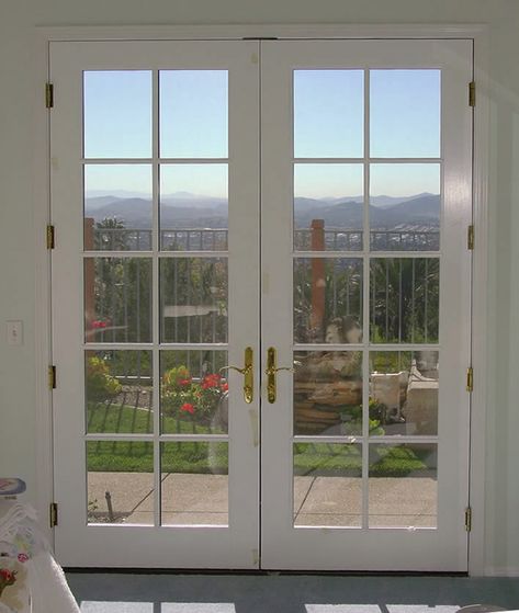 Double french doors