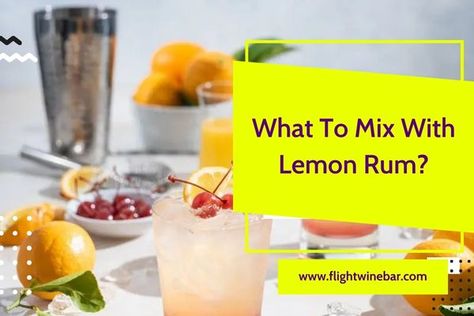 Do something different with your favorite spirit, lemon rum! Making a delicious cocktail doesn't have to be hard work. With the right mixers and a little creativity, you can create unique flavor combinations that will tantalize your taste buds. If you're looking for some ideas on what to combine with lemon rum for a winning drink, look no further than this blog post! We'll show you how to make easy-to-make drinks that are sure to impress your guests at any occasion. How To Make The Pe... Lemon Rum Drinks, Bacardi Limon Drinks Cocktail Recipes, Bacardi Limon Drinks, Lemon Cocktail, Bacardi Rum, Flavor Combinations, Lemon Drink, Sour Cocktail, Do Something Different