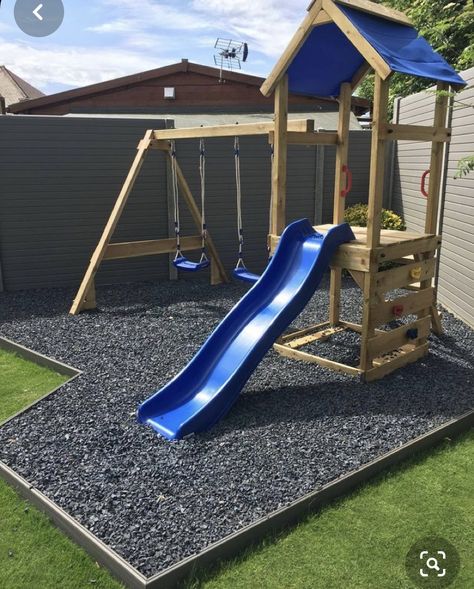 Playground Ideas For Kids, Backyard Ideas For Kids, Backyard Playground Ideas, Diy Swing Set, Swing Set Diy, Playground Landscaping, Creative Backyard, Backyard Playset, Kids Backyard Playground