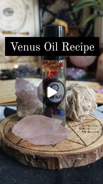 Alba Garcia on Instagram: "Venus Oil Recipe:  - 10 millimeters of sweet almond oil - 3 drops of ylang-ylang oil - 2 drops of geranium oil - 1 drop of chamomile oil - 1 drop of vanilla oil - rose quartz chips - lapis lazuli chips - rose petals and dried hibiscus  Who else is struggling during this Venus retrograde? For me it's feeling like an endless PMS: I hate my hair and I'm feeling weirdly emotional and unusually saucy... I wanted to share a simplified version of the Venus Oil that I sell on Etsy in case it could help any of you meanwhile the planetarian influences go back to normal!  You can wear this oil to attract love, friendship or the other qualities of the planet. You can also use it to worship or invoke the goddess, to create harmony and bring love or to ignite passion in a love Attraction Oil Recipe Witchcraft, Love Oil Recipe Witchcraft, Attraction Oil Recipe, Venus Retrograde, Vanilla Oil, Love Oil, Chamomile Oil, Attract Love, Geranium Oil