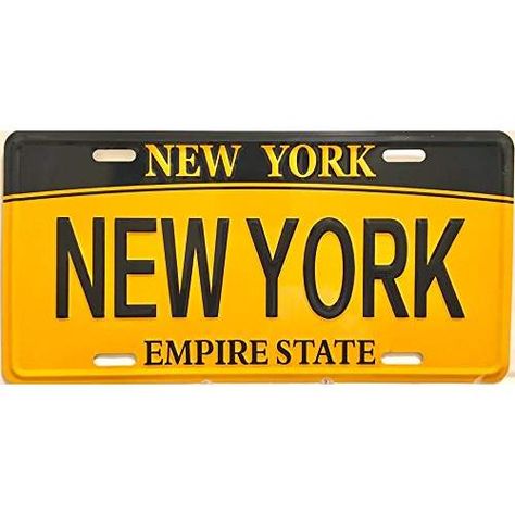 License Plate Decor, Shot Ski, New York Theme, License Plate Art, Hello Future, Car Plates, Grade 7, Plate Decor, Plate Art