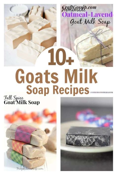 Easy Goat Milk Soap Recipe, Diy Goat Milk Soap, Goat Milk Soap Recipe, Milk Soap Recipe, Homemade Goat Milk Soap, Goat Soap, Natural Soaps Recipes, Goat Milk Recipes, Pumpkin Spice Soap