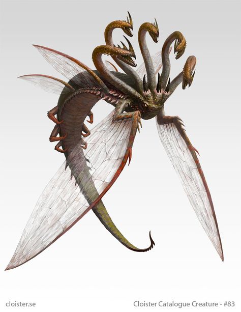 ArtStation - Faernych - creature concept, Nicholas Cloister Alien Insect, Alien Animals, Monster Inspiration, Flying Monsters, Beast Creature, Cool Monsters, Fantasy Beasts, Creature Drawings, Monster Concept Art