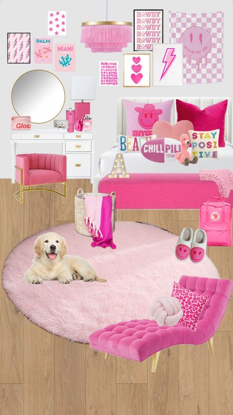 Comfy Room Ideas, Sorority Room, Beachy Room Decor, Preppy Bedroom Decor, Wallpaper Preppy, Preppy Bedroom, Room 2023, Bedroom Pink, Future Apartment Decor