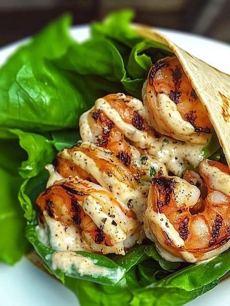 Nonna's Italian recipes | GRILLED SHRIMP CAESAR WRAPS 🌯 | Facebook Caesar Wrap, Shrimp Wraps, Large Shrimp, Grilled Shrimp, Super Bowl Food, Romaine Lettuce, Burger Recipes, Fish Dishes, Shrimp Recipes