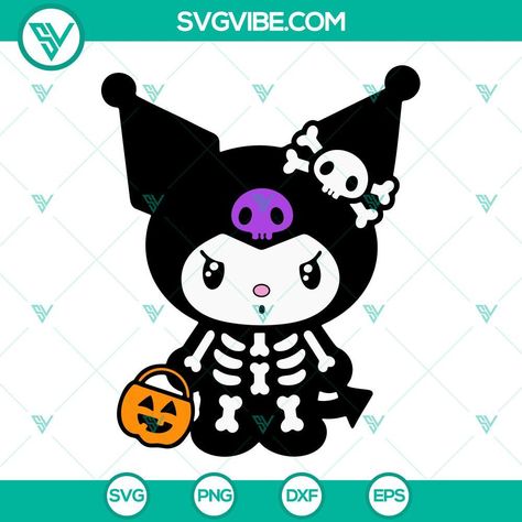 Halloween Kuromi & My Melody Skeleton SVG Images, Sanrio Friends These design files could be utilized by people for creating logos or graphics. Halloween Cartoons SVG Files , Kuromi Halloween For those seeking clip art that is both distinctive and appealing, ensuring high-quality outcomes for your projects, you’ve hit the jackpot! Our clip art is great for various uses—think t-shirt design, scrapbooking, wall decals, sticker creation, invitations, and web design. Ideal for personalizin Kuromi Stencil, My Melody Skeleton, Kuromi Skeleton, Cute Skeleton Drawing, Kuromi Svg, My Melody Halloween, Halloween Kuromi, Kuromi Halloween, Catrina Makeup