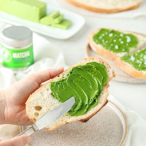 Matcha Butter, Matcha Jam, Jade Leaf Matcha, What Is Matcha, Matcha Recipe, Flaky Salt, Sandwiches For Lunch, Butter Recipe, Culinary Arts