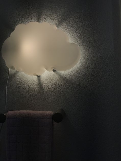 #clouds #ikea #bathroomdecor 🤩☁️ Bathroom Decor, Wall Lights, Wall, Home Decor