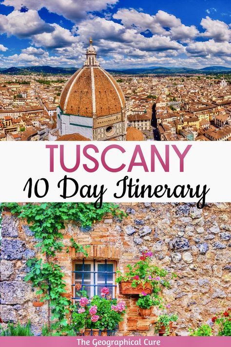 Pinterest pin for 10 days in Tuscany Tuscany Itinerary, Italy Trip Planning, Museum Guide, Perfect Days, Tuscany Travel, Italy Tuscany, Cities In Italy, Places In Italy, Regions Of Italy