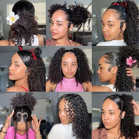 #curlyhairstyles #Coilyhairstyles #4bcurls #4bcurls Curly Hairstyles For Black Women Half Up, 3c 4a Curly Hairstyles, Natural Short Curly Hair Styles, Cute Natural Hairstyles For Thick Hair, 4a Hairstyles Medium, Cute 3c Hairstyles, 3c Hairstyles Shoulder Length, Hairstyles For 4b Natural Hair, Curly Hairstyles 4b