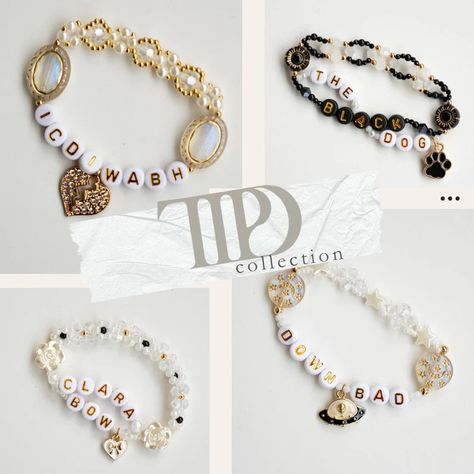 Friendship Bracelet Eras Tour Taylor Swift the Tortured Poets Department Collection Part 2 - Etsy Tortured Poets Department Bracelet Ideas, Friendship Bracelets Eras Tour, Concert Bracelets, Swift Bracelet, Eras Tour Taylor Swift, Eras Tour Taylor, Friendship Bracelets With Beads, Friendship Bracelets Designs, Bracelets Design