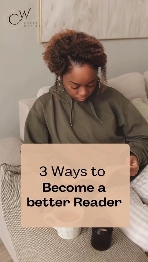 cassywrites_official on Instagram: Some people find it hard to read, others find it difficult to read more often. So, here are three tips to help you become a better reader!… Reading Tips, Good Readers, Some People, Find It, To Read, Read More, How To Become, Reading, On Instagram