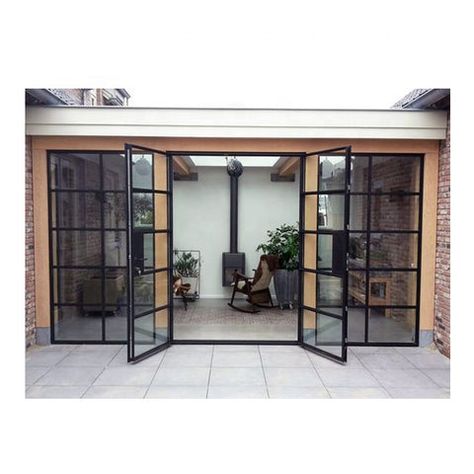 Exterior Black Metal French Doors – CHINA WDMA Black Outdoor French Doors, Extra Large French Doors, Black French Windows Exterior, Black Frame Patio Doors, French Doors Outdoor, Black Aluminium French Doors, Metal French Doors Exterior, Black Sliding Doors Exterior, Black Metal Windows Exterior