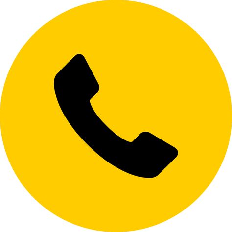 Yellow Call Icon, Phone Logo Png, Toys Template, Call Logo, Yellow Png, Social Media Icons Vector, Orange Phone, Logo Yellow, Emoji Backgrounds