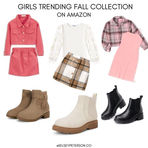 🍁 Hello Fall! 🍁 Swipe through to see the cutest fall outfits for girls – perfect for the season ahead! From cozy sweaters and trendy jeans to personalized jewelry and stylish boots, these fall looks are ready to keep your little fashionistas on point. Shop all these trending outfits now on Amazon through my storefront – link in bio! 🛒✨ #GirlsFallFashion #FallOutfits #YouthStyle #AmazonFinds #TrendingOnAmazon #FoundItOnAmazon #CreatorFavorites2024 Girls Fall Fashion 2024, Girls Fall Fashion, Outfits For Girls, Girls Fall, Trendy Jeans, Stylish Boots, Fashion 2024, Hello Fall, Cute Fall Outfits