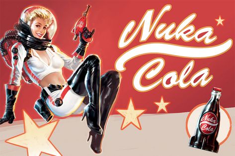 Nuka Cola Girl, Nuka Cola Bottle, Fallout Nuka Cola, Nuka World, Nuka Cola, Fallout Game, Fallout Art, Haircut Types, Fall Out 4