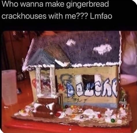 Funny Gingerbread House, Real Estate Fun, Gingerbread House Designs, Gingerbread Party, Frugal Christmas, House Funny, Finding A Hobby, Gingerbread House Decorations, Imperial Crown