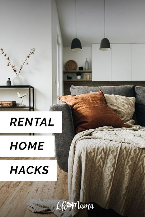 Make your rental feel like a nice and cozy home all your home with these tips! #LifeAsMama #rental #rentaltips #homehacks #hometips #homehacks Rental Home Hacks, Rental Home Decor, Living Room Decor Tips, Apartment Hacks, Simple Living Room Decor, Home Decor Hacks, Rental Decorating, Simple Living Room, Small Apartment Decorating