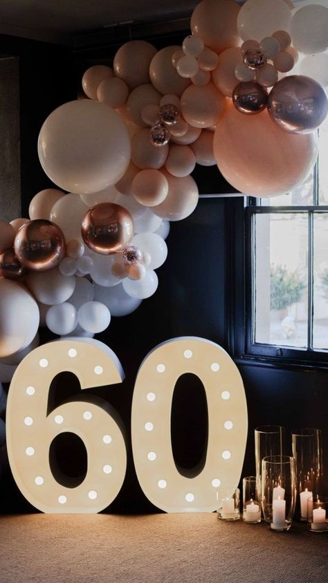 60th Birthday Dinner Table Decor, Moms 60th Birthday Decorations, 60th Surprise Birthday Party Ideas Mom, 60 Year Old Birthday Ideas For Women Party Themes, Mom 60th Birthday Ideas, 60s Birthday Party Ideas, 60 Birthday Party Ideas For Women, 60th Birthday Mom, 60th Birthday Party Decor