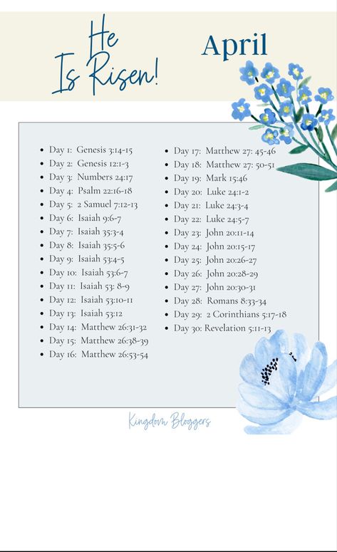 April Bible Writing Plan, April Bible Study, April Bible Reading Plan 2024, April Devotional, College Bible Study Plans, Easter Bible Reading Plan, Easter Bible Study For Women, April Bible Verse, April Bible Reading Plan