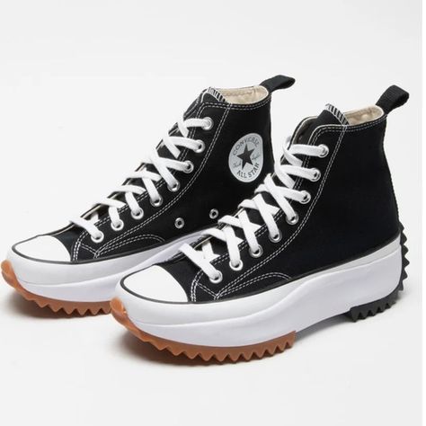 Converse Run Star Hike Platform Sneaker - Black Converse Run Star Hike Platform, Converse Run Star Hike, Converse Run, Run Star Hike, Converse Run Star, Platform Sneaker, Converse Shoes, Converse, Running