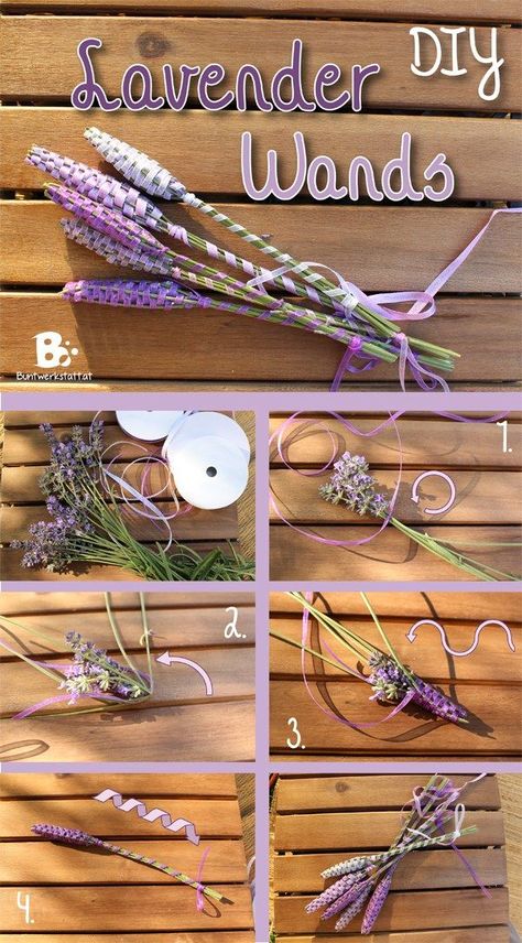 Lavender Recipe, Diy Wands, Lavender Diy, Lavender Wands, Savon Diy, Soap Queen, Lavender Crafts, Pagan Crafts, Diy Wand