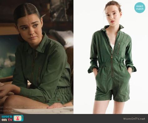 Callie Jacob, Utility Romper, Maia Mitchell, Outfit Work, Abc Family, Single Person, Urban Style, Outfit Details, Urban Fashion