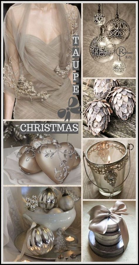 Taupe Christmas, Mood Boards Inspiration, Christmas Mood Board, Fashion Mood Boards, Christmas Collage, Brown Copper, Mood Colors, Color Collage, Color Palate