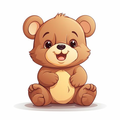 Cute Bear Png, Bear Png, Sketches Simple, Cute Bear, Cartoon Cute, Art Drawings Sketches Simple, Psd Free Download, Cute Bears, Art Drawings Sketches