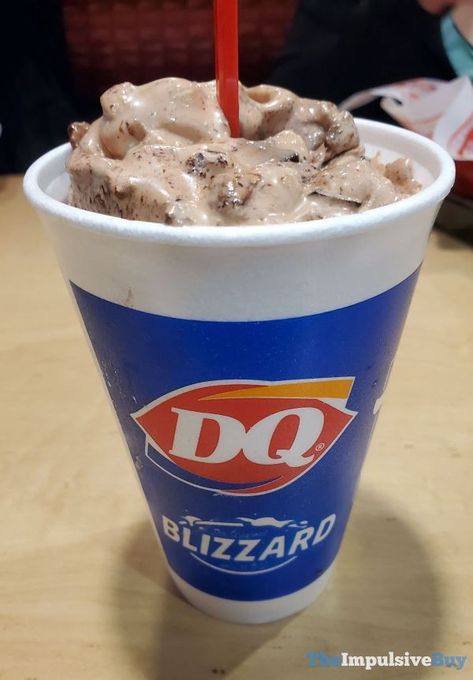 What is the Double Fudge Cookie Dough Blizzard? The Dairy Queen Blizzard of the Month for February includes vanilla soft serve forcibly mingled with chocolate chip cookie dough, choco chunks, and cocoa fudge. How is it? Pretty good for a Blizzard that’s basic in name and substance —- no movie tie-in with a cute play […] The post REVIEW: Dairy Queen Double Fudge Cookie Dough Blizzard appeared first on The Impulsive Buy. Cookie Dough Blizzard, Blizzard Recipe, Dq Blizzard, Raspberry Fudge, Vanilla Soft Serve, Dairy Queen Blizzard, Fudge Chocolate, Fast Food Items, Fudge Cookies