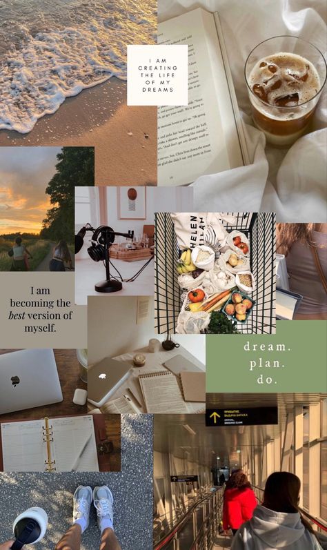 Vision Board Themes, Year Board, Vision Board Examples, College Motivation, Vision Board Wallpaper, Iphone Wallpaper Classy, Life Vision Board, Coffee With Friends, Vision Board Inspiration