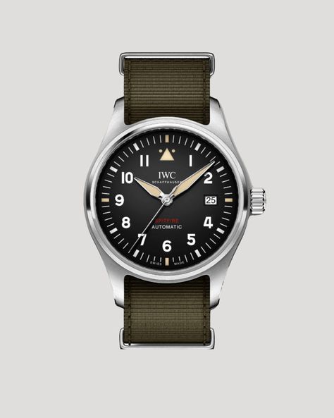 Introducing our favourite watches from SIHH 2019 | Gentleman's Journal Iwc Watches Pilot, Iwc Schaffhausen, Iwc Pilot, Iwc Watches, Pilot Watch, Nato Strap, Mens Watches Black, Beautiful Watches, Watch Collection