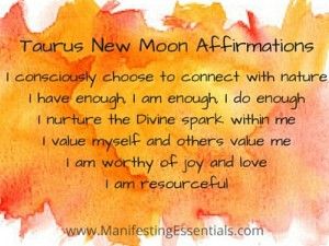 New Moon Affirmations, Taurus New Moon, Moon Affirmations, New Moon In Taurus, Moon Manifesting, Grounding Yourself, Moon In Taurus, I Am Worthy, New Moon